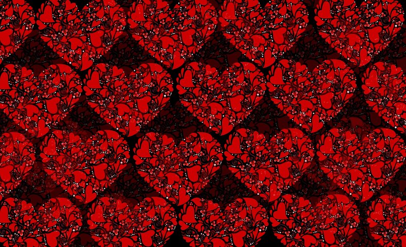 Red Heart Pattern — Decorative