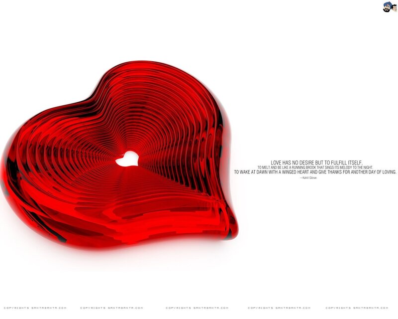 Red Heart Sculpture — Serene