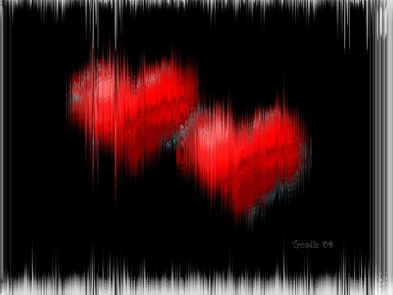 Red Heart Shape — Dramatic