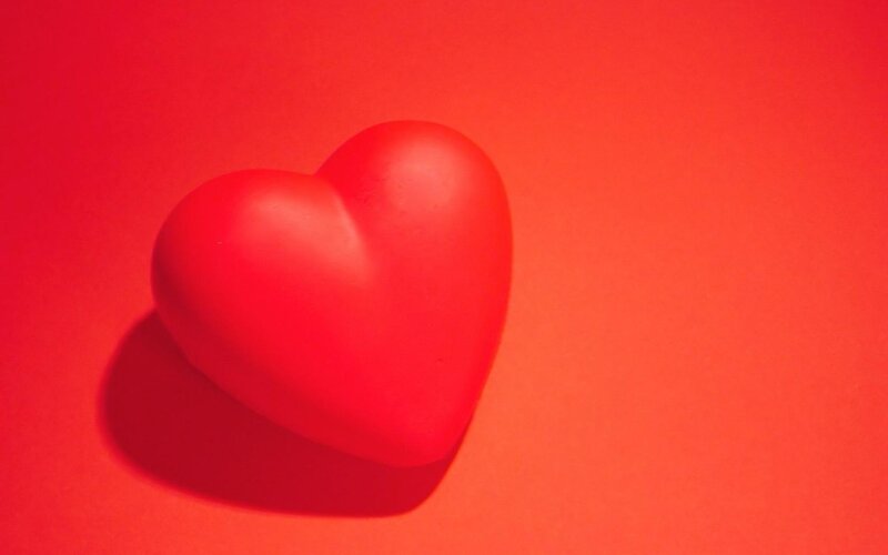 Red Heart Shape — Photograph