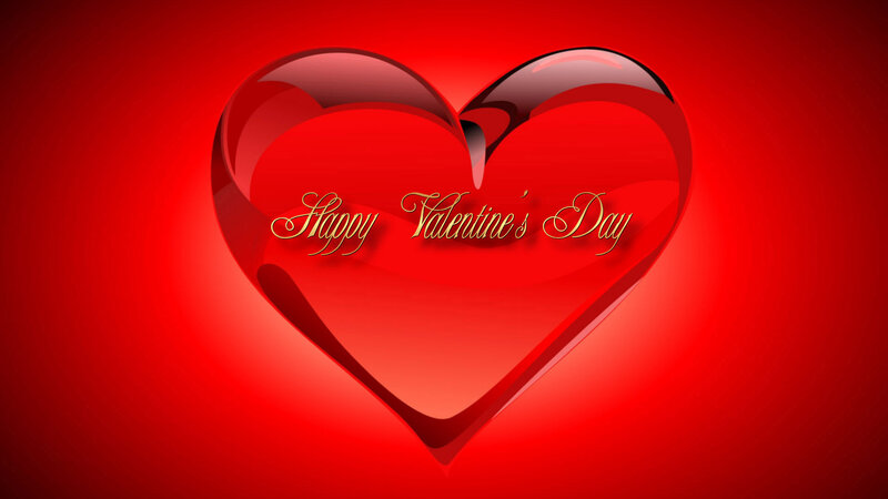 Red Heart Shape — Romantic, 3d Render