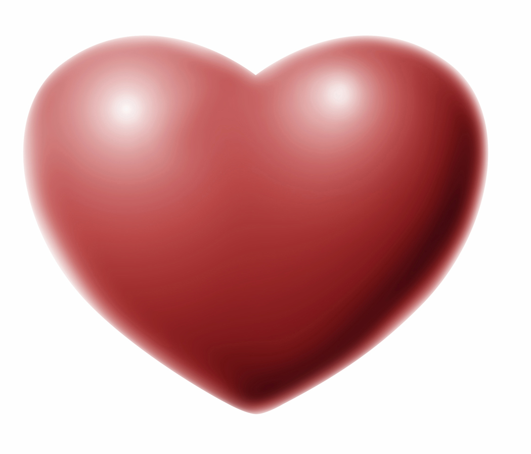 red heart shape