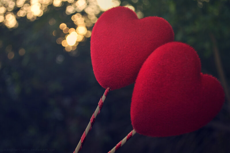 Red Heart-shaped Balloons
