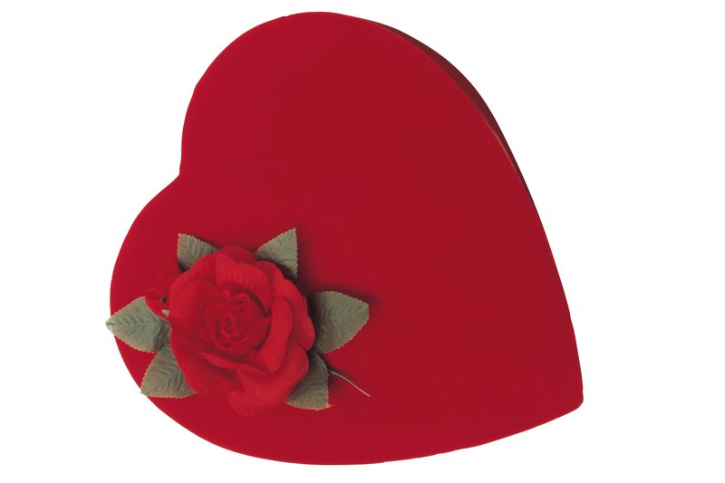 Red Heart-shaped Box