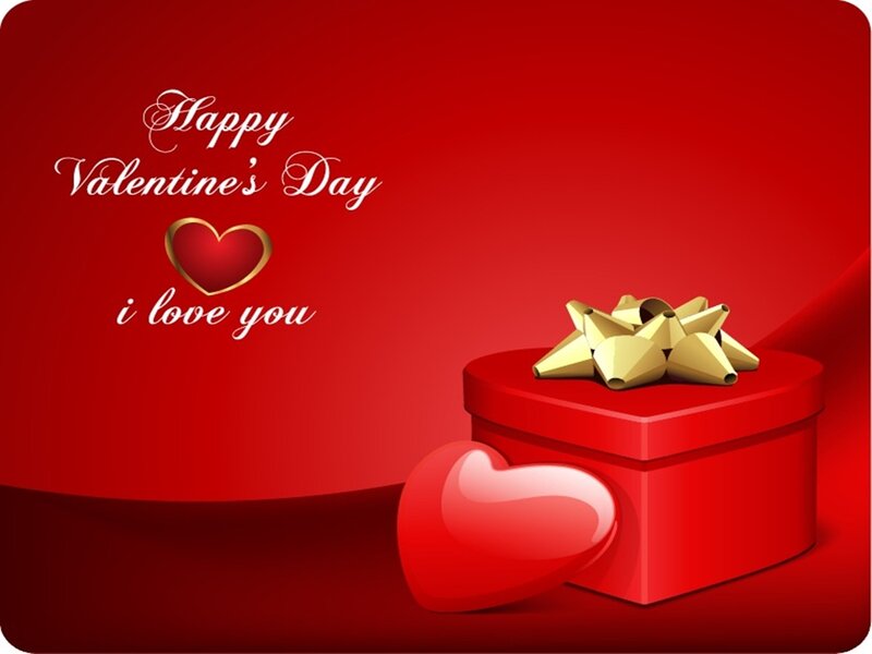 Red Heart-shaped Gift Box