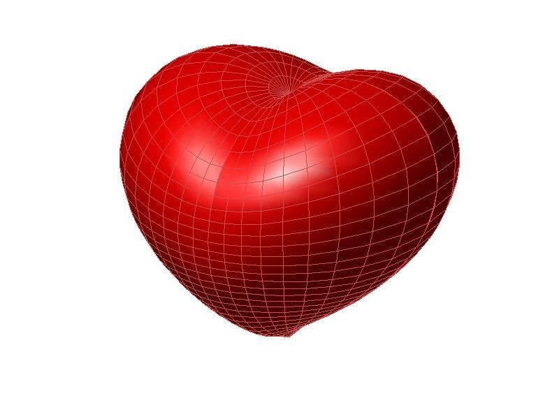 Red Heart-shaped Object — Neutral