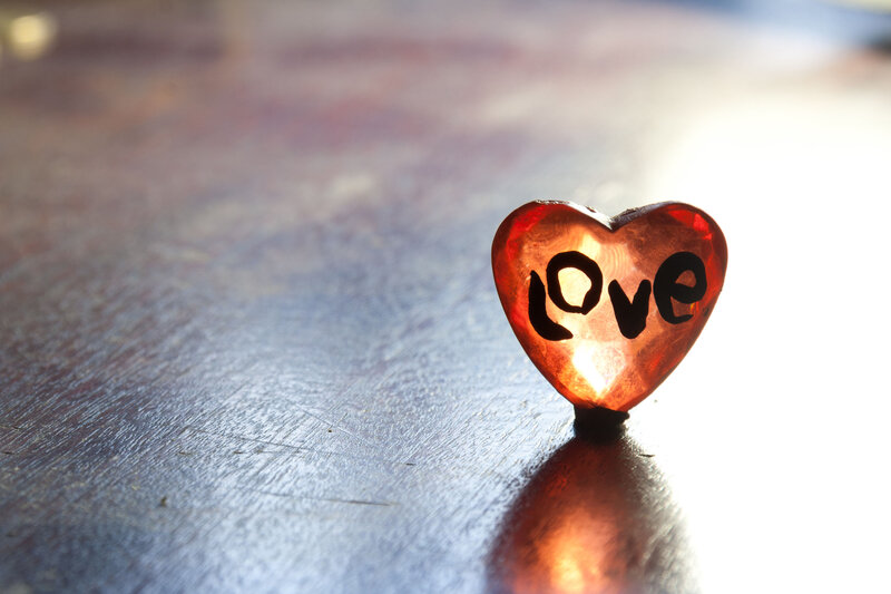 Red Heart-shaped Object — Warm