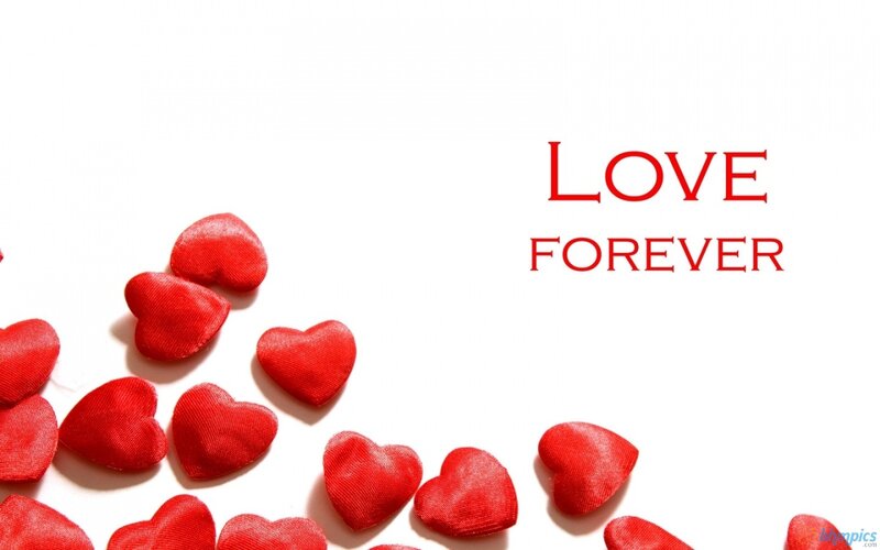 Red Heart-shaped Objects — Romantic, Photograph, Text