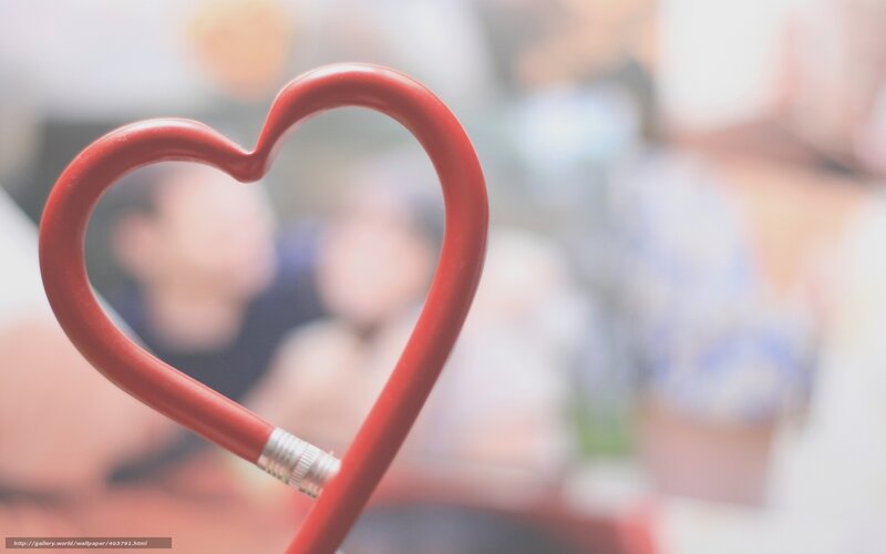 Red Heart-shaped Pencil — Soft