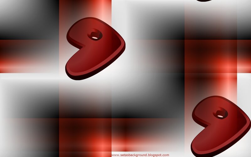 Red heart shapes on abstract background