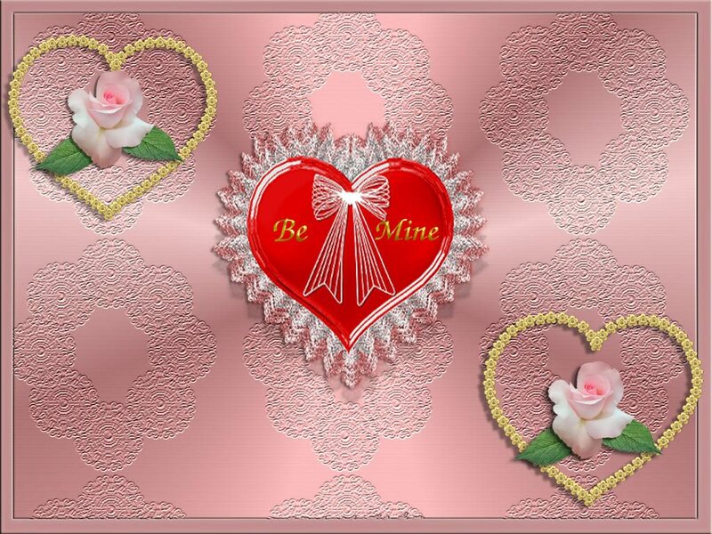 Red Heart with Bow