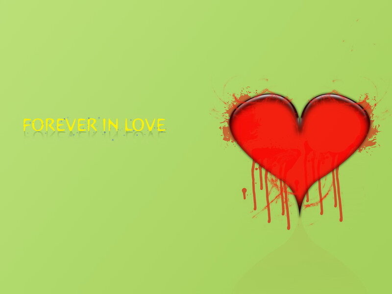 Red Heart with Drips