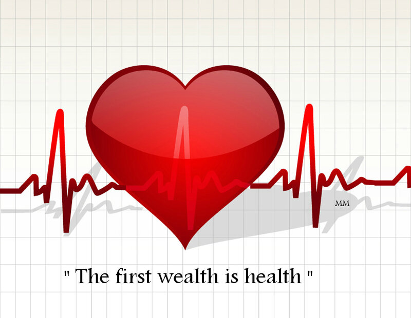 Red Heart with ECG Line — Calm