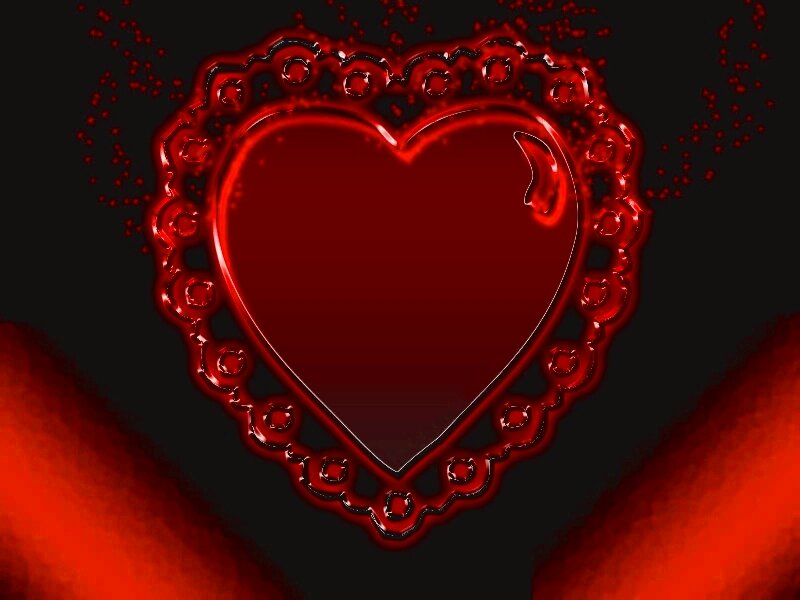 Red Heart with Frame