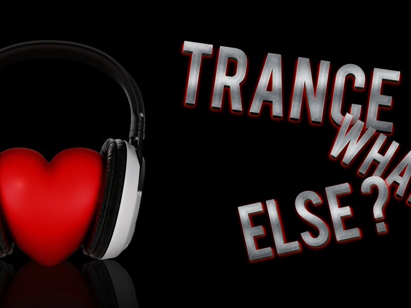 Red Heart with Headphones — Black