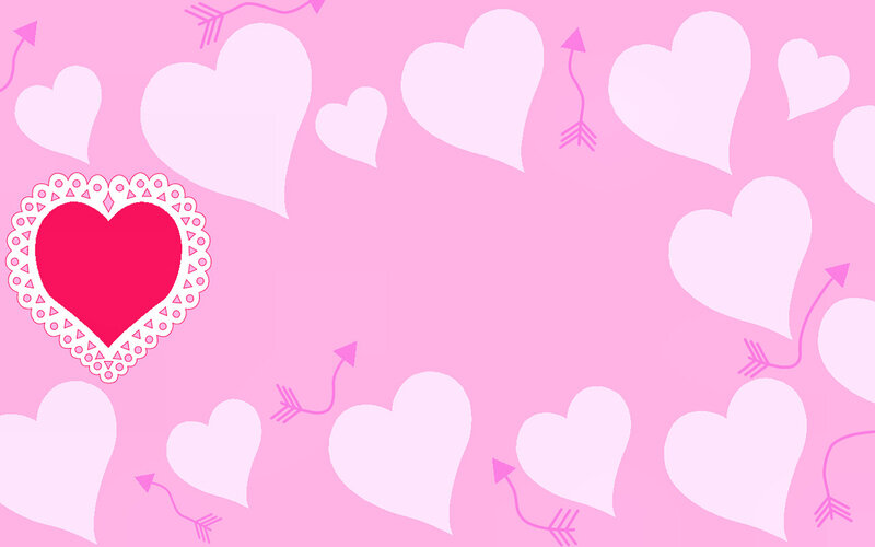 Red Heart with Lace Border