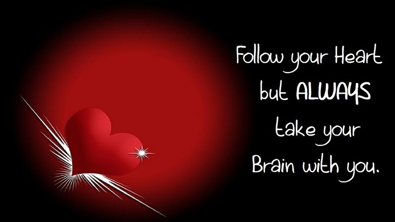 Red Heart with Sparkles — Inspirational