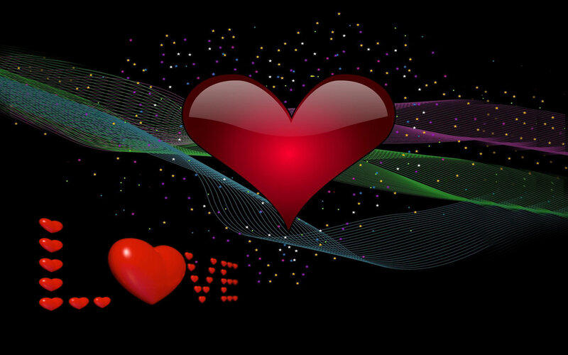 Red Heart with Stars