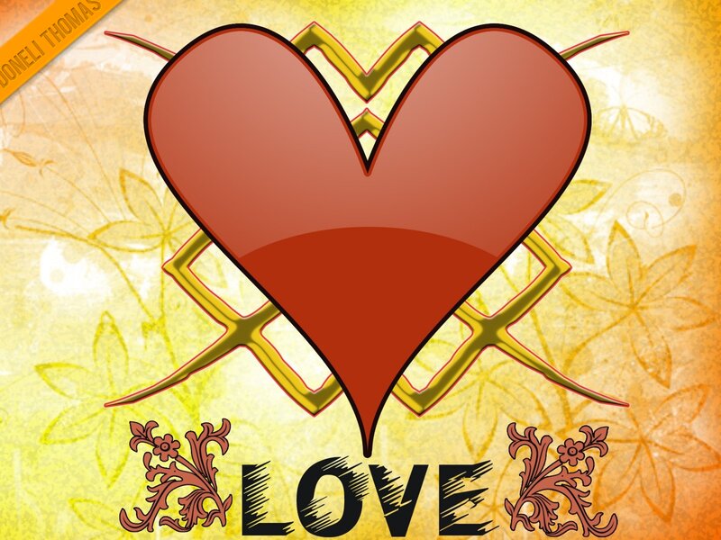 Red Heart with Thorns