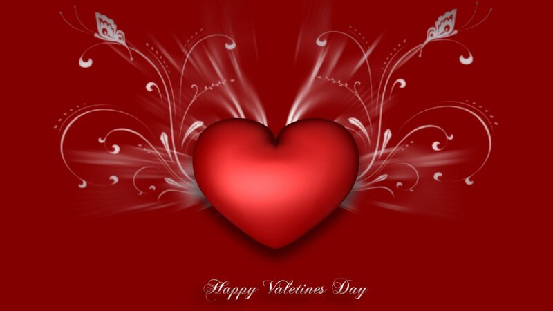 Red Heart with Wings — Romantic