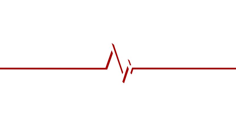 Red Heartbeat Line — Neutral