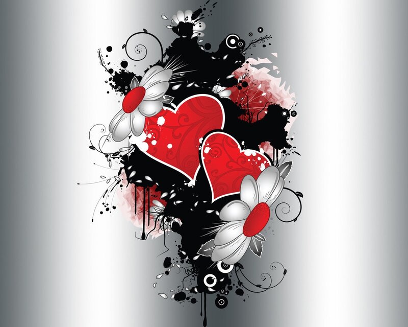 Red Hearts and Flowers — Dynamic