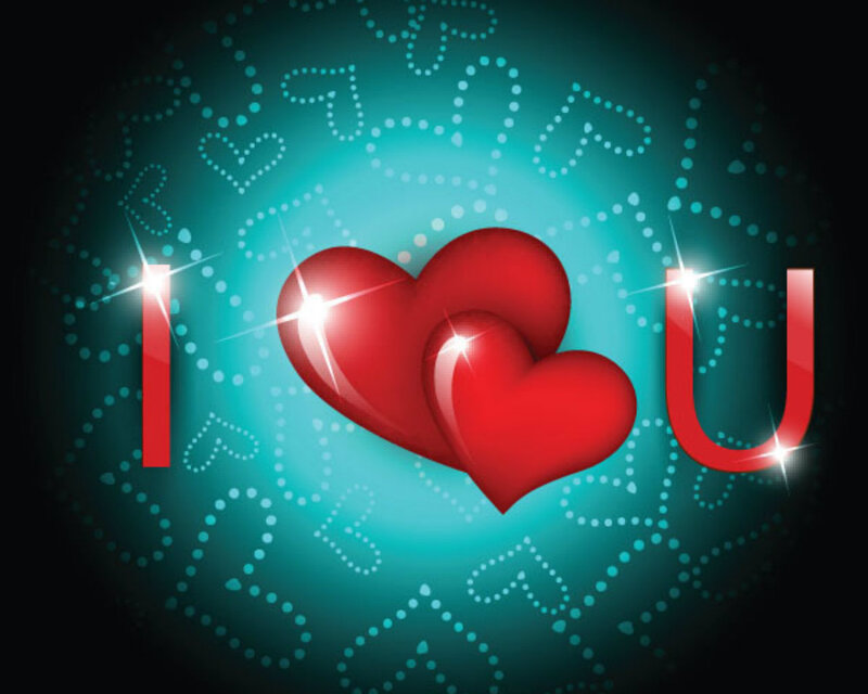 Red Hearts and Letters