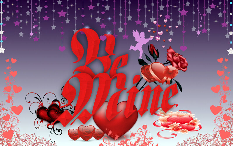 Red Hearts and Roses — Romantic, Night