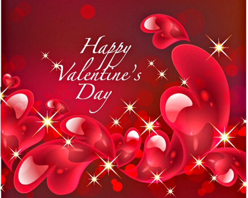 Red Hearts and Stars — Festive