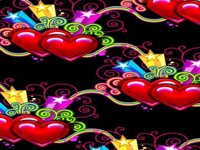 Red Hearts and Stars