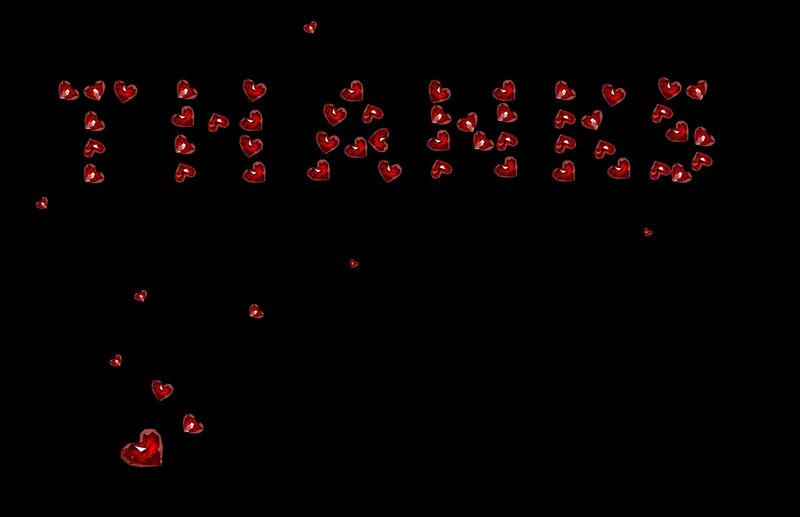 Red Hearts Forming Text