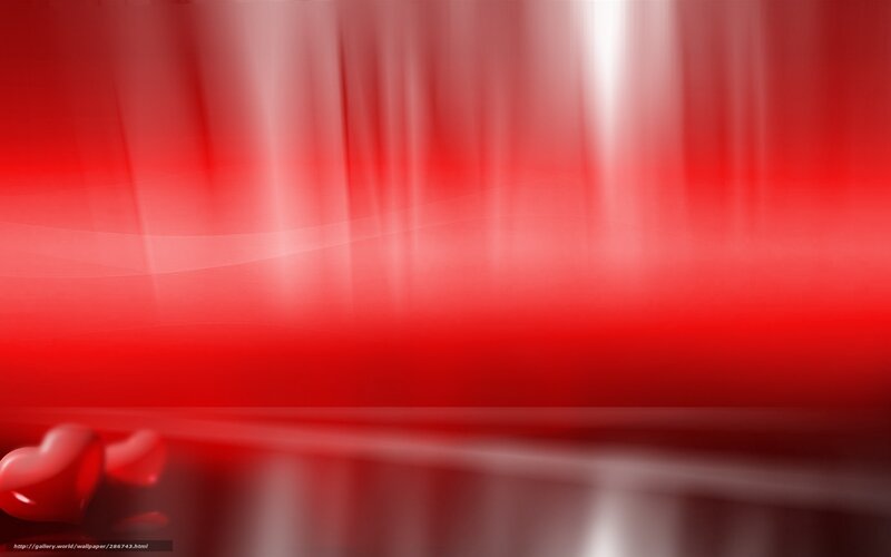 Red Hearts on Surface — Romantic, Digital Art