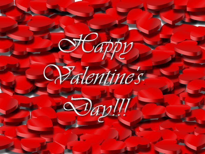 Red Hearts on Surface