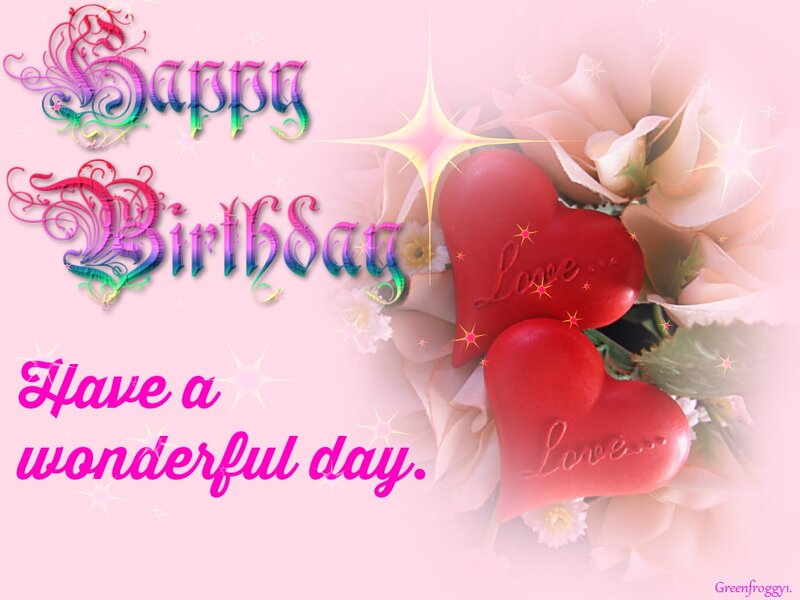 Red Hearts with Flowers — Pink