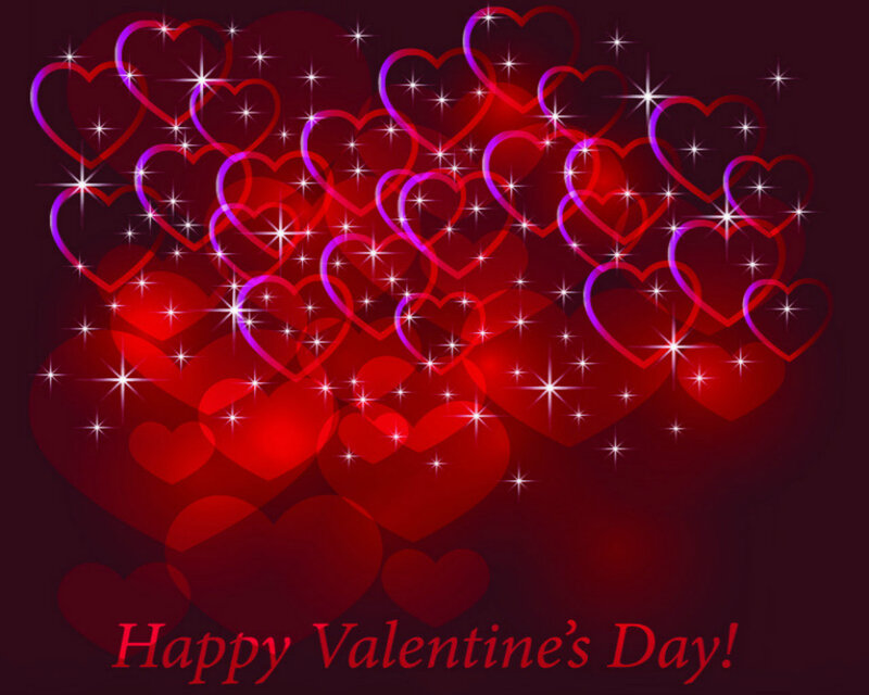 Red Hearts with Stars
