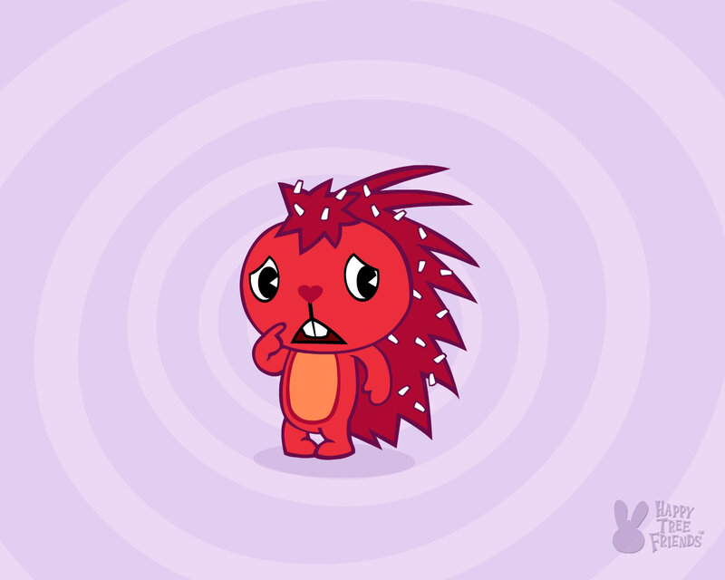 Red hedgehog character