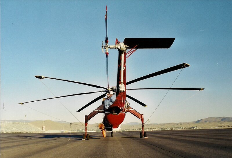 Red Helicopter on Tarmac — Clear