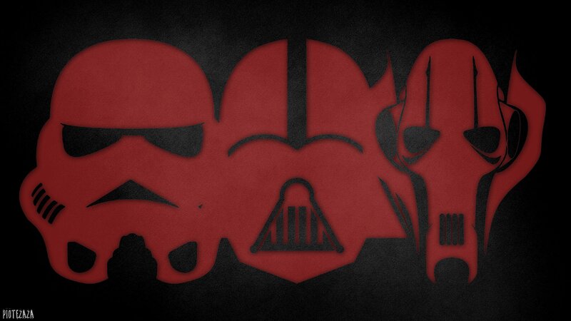 Red Helmet Silhouettes