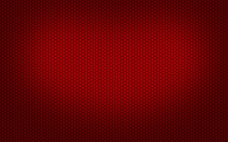 red hexagonal pattern background