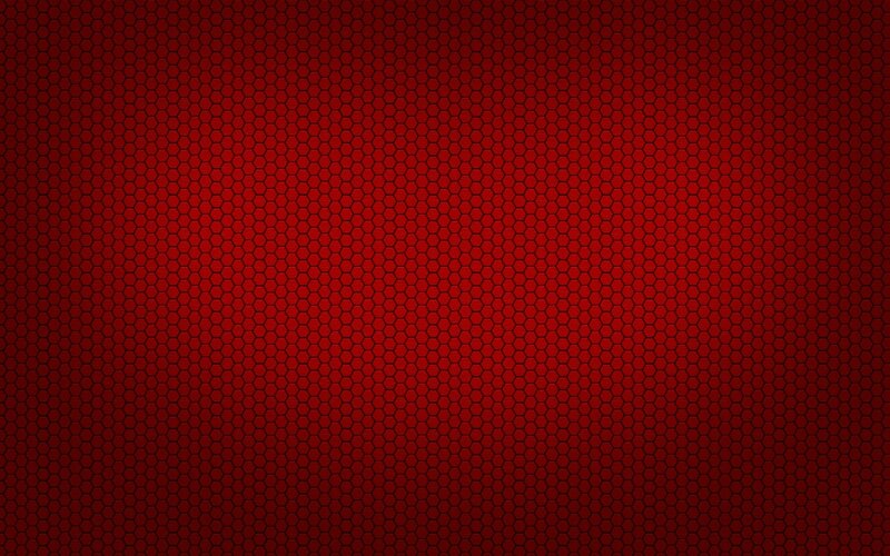 Red Hexagonal Pattern — Dark