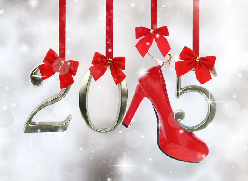 Red High-heeled Shoe — Festive