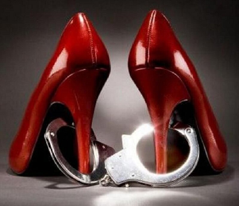 Red High-heeled Shoes — Dramatic