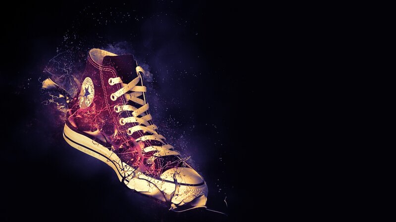 Red High-top Sneaker