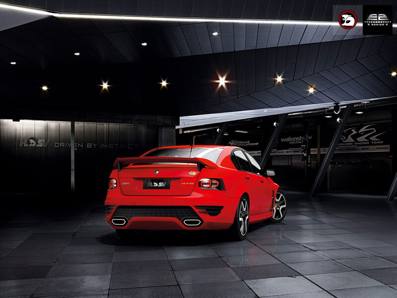 Red Holden HSV Car
