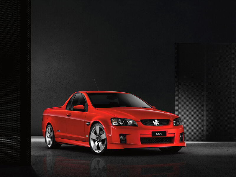 Red Holden Utility
