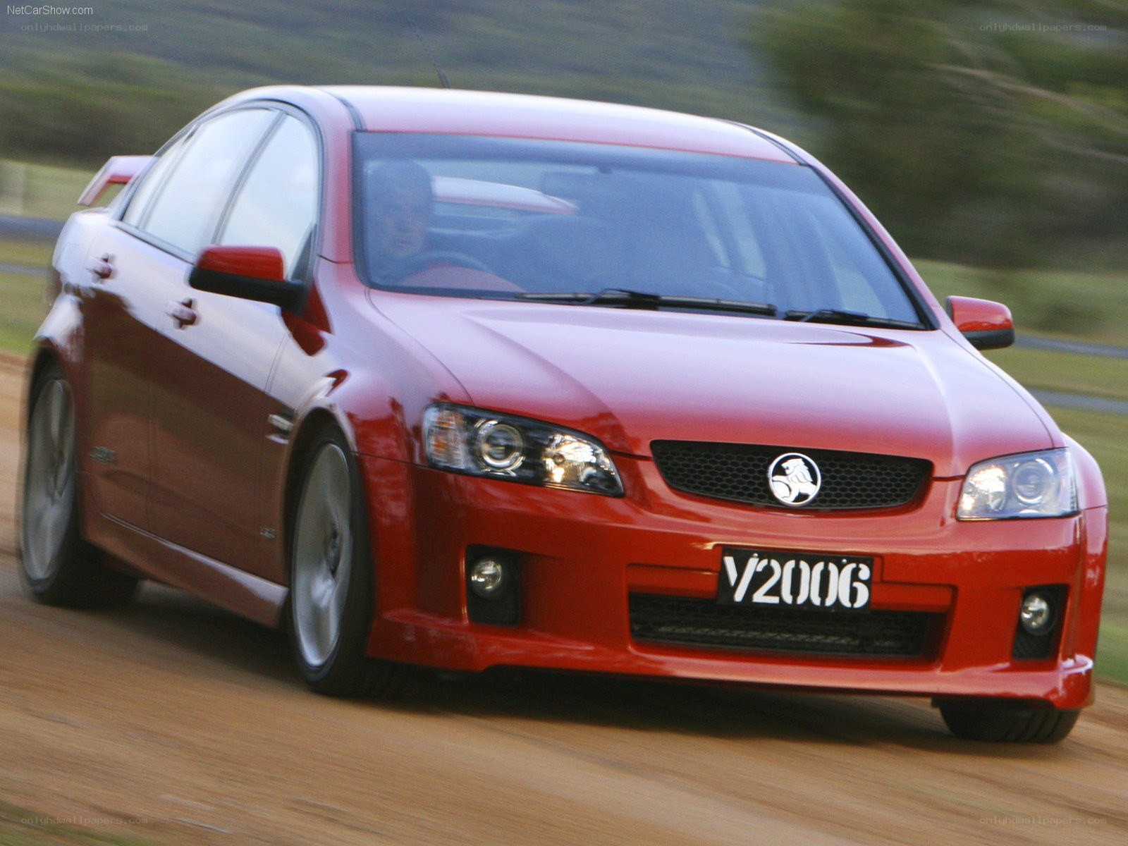 red Holden V8 Supercar