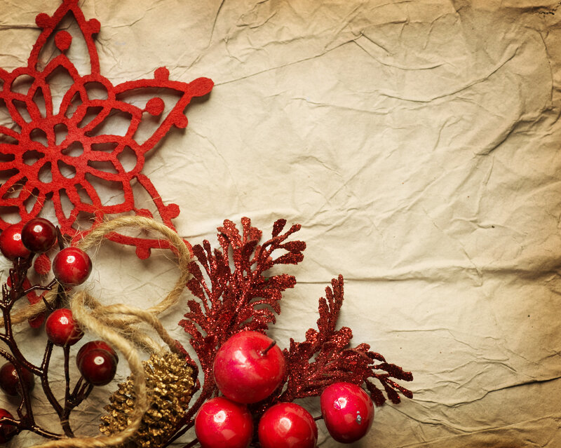 Red Holiday Decorations — Festive