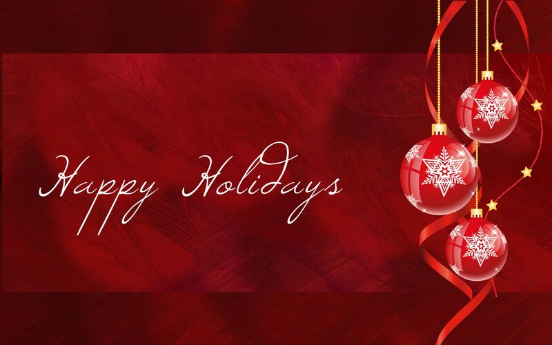 Red Holiday Ornaments — Festive, Winter
