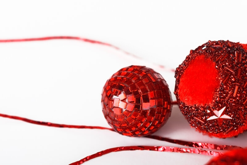 Red Holiday Ornaments