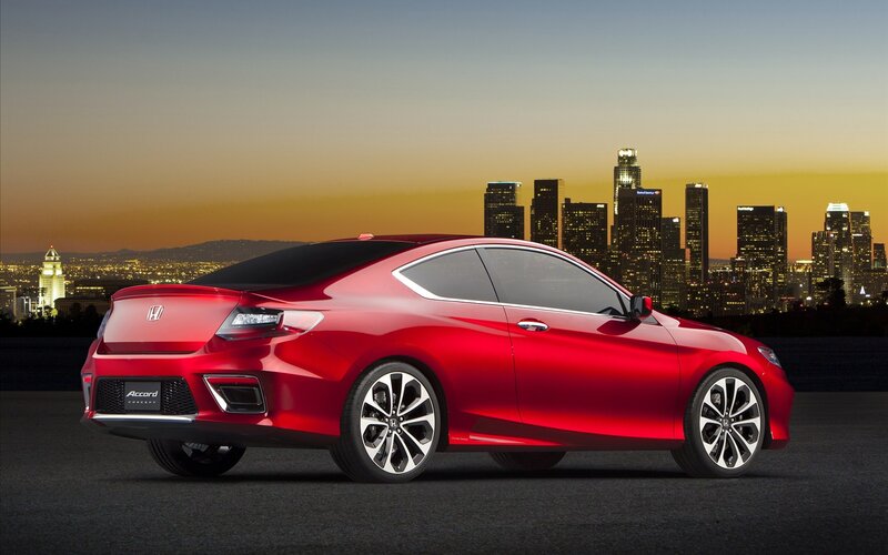 Red Honda Accord Concept car